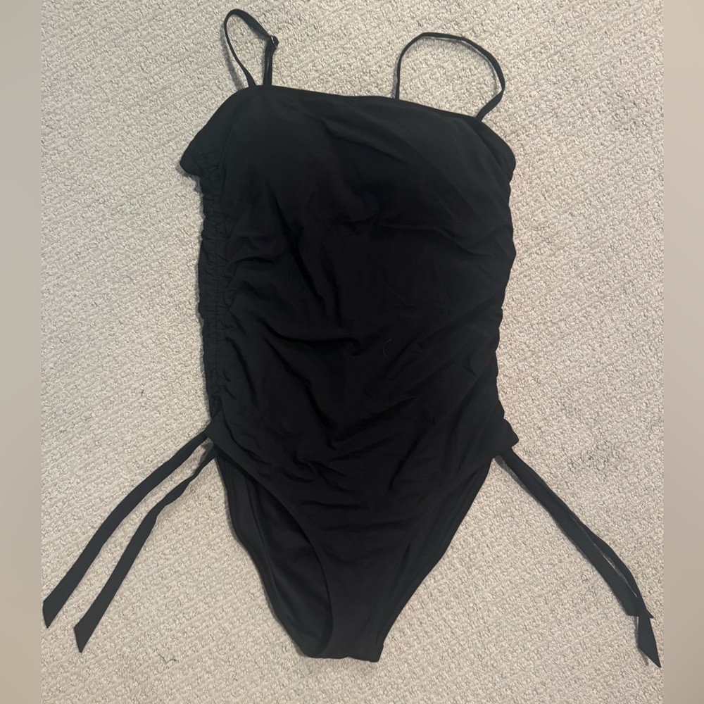 Athleta Black One-Piece Swimsuit